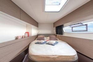 Elba 45 catamaran sailboat cabin berth