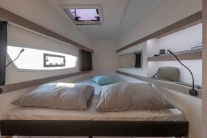 Fountaine Pajot Isla 40 sailing catamaran cabin