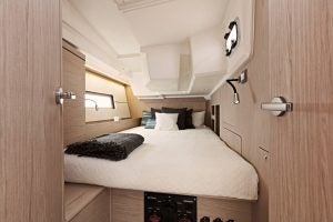 Beneteau 46.1 sailing yacht cabin with double bed