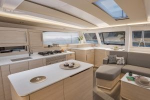 Fountaine Pajot 44 multihull boat salon interior